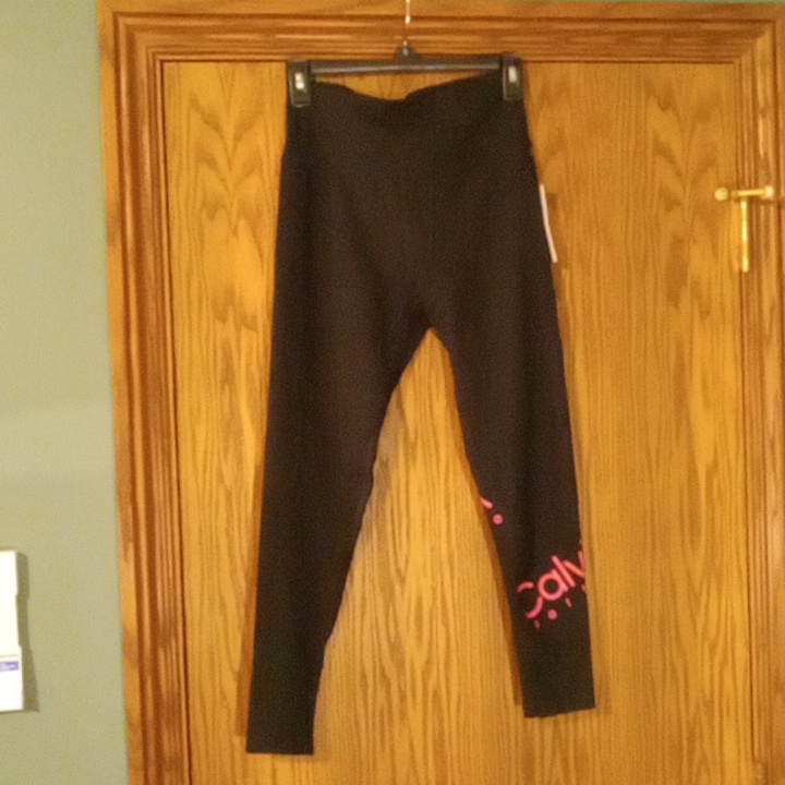 Nwt Women's Calvin Klein Performance Logo Leggings